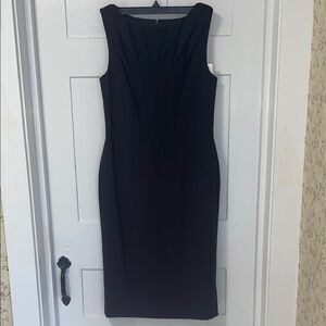 Ann Taylor Classic Black Midi Dress